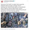 Pençe-Yıldırım operasyonu kapsamında PKK'ya ait çok sayıda silah ve mühimmat ele geçirildi
