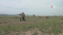 Türkiye ve Azerbaycan askerlerinden ortak askeri tatbikat