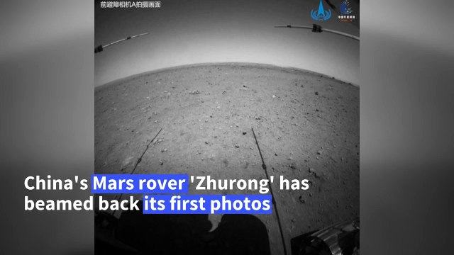 China's Mars rover starts exploring the Red Planet