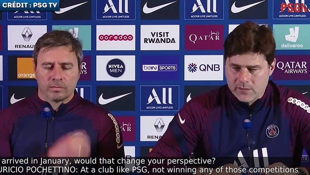 Mauricio Pochettino ne veut pas entendre parler d'échec si le titre lui échappe