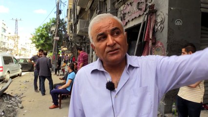 GAZZE - Gazzeliler İsrail saldırılarında hasar gören dükkanlarını onarıyor