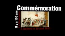 Commémoration des 150 ans de la Commune de Paris. RDV à Belfort le 30 mai à 15h