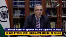 3 million doses of Sputnik will be supplied to India in bulk by May-end: Indian Ambassador to Russia