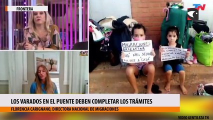 Los varados en el puente deben completar los trámites