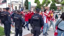 Seguidores del Atlético de Madrid en Valladolid