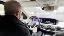 Fahrettin Altun, Erdoğan'ın araç kullandığı videosunu paylaştı: Dönüp Hakk’a yürüyünce yol mu dayanır
