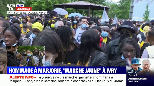 Hommage à Marjorie: Ça me fait mal au cœur de voir ça , témoigne cette adolescente, habitante d'Ivry-sur-Seine