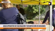 Gran operativo de vacunación y desinfección en Misiones