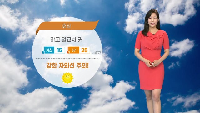 [날씨] 오늘 맑고 일교차 커...강한 자외선 주의 / YTN