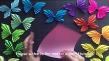 Origami Butterfly | Easy Paper Butterly Tutorial | Paper Butterfly Wall Decorations