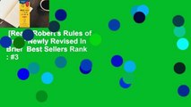 [Read] Robert's Rules of Order Newly Revised In Brief  Best Sellers Rank : #3