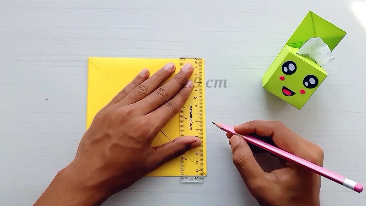 Easy Origami Tissue Box | Diy | How To Make An Origami Tissue Paper Box