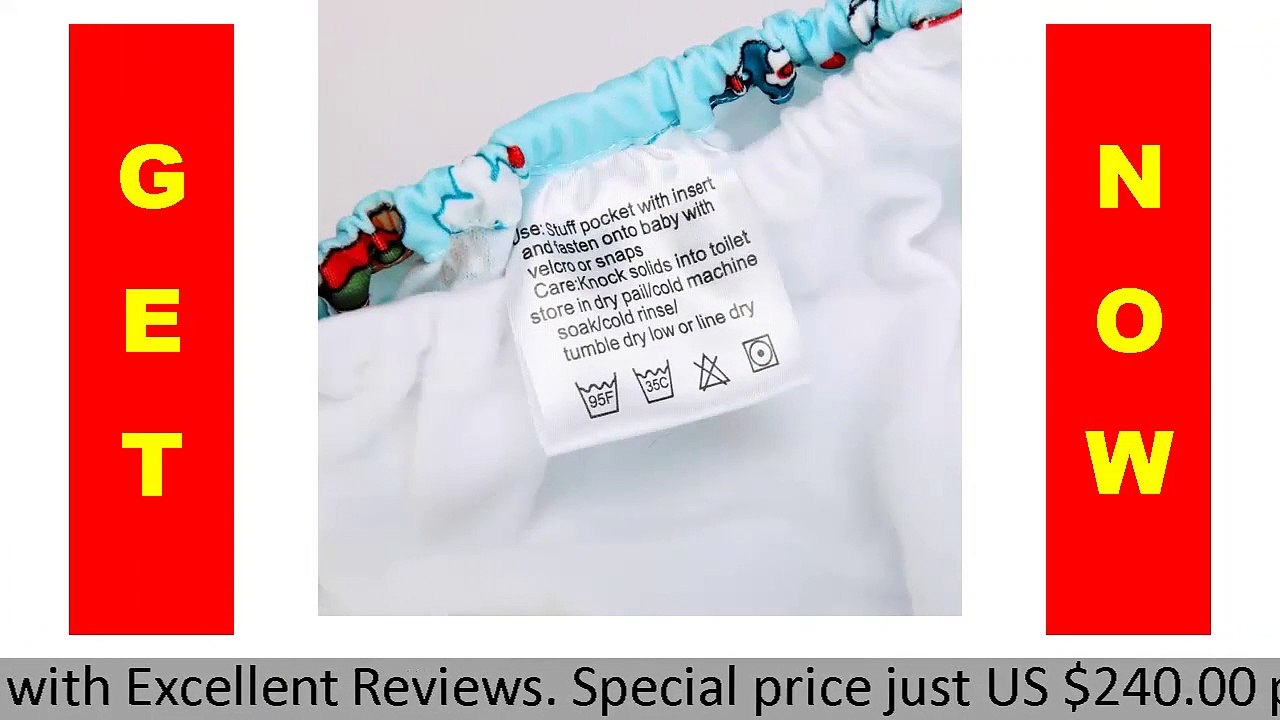 ✓ [Mumsbest] 50Pcs Baby Cloth Diaper Cover Adjustable Cloth Nappy Washable Quick Drying Reusable Na