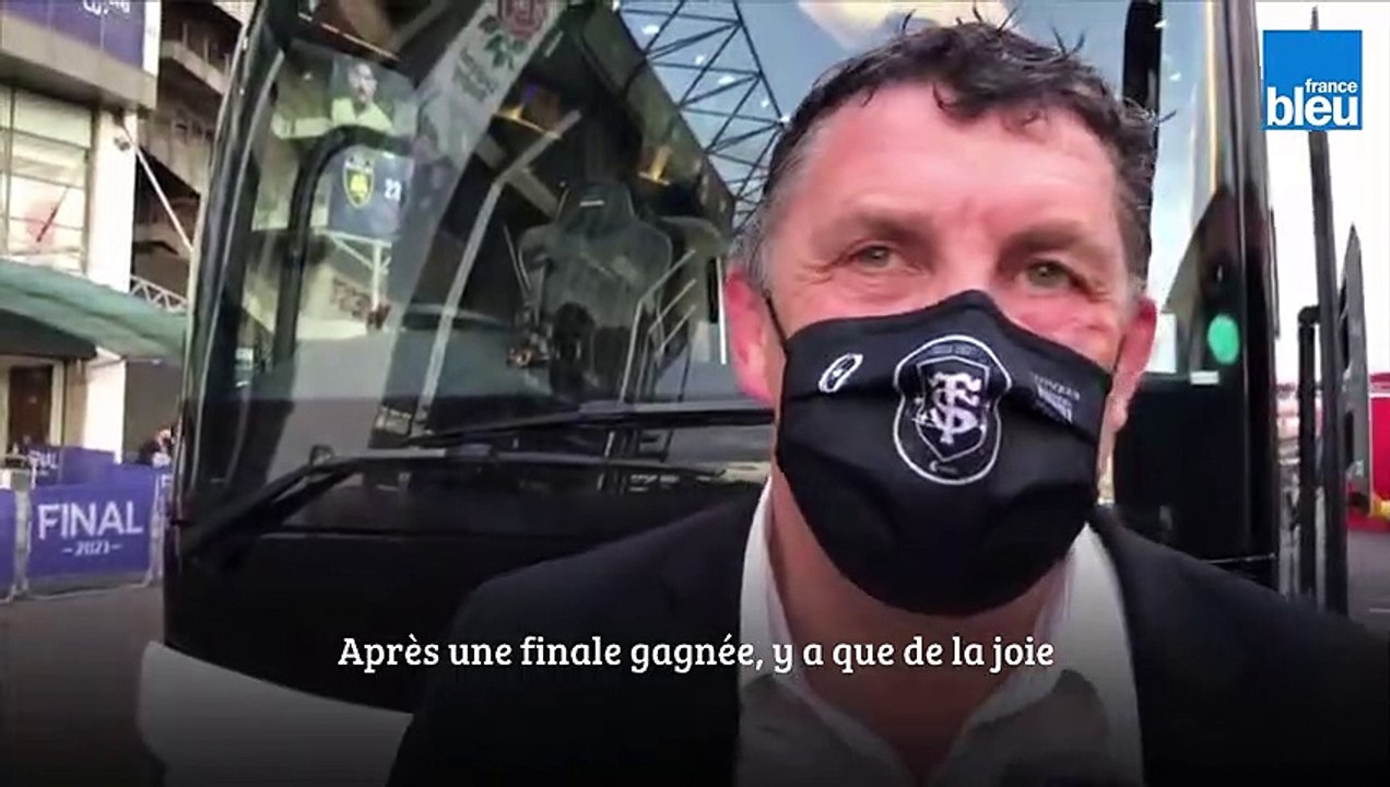 Première réaction du président du Stade Toulousain, Didier Lacroix, après la victoire en Coupe d'Europe face au Stade Rochelais