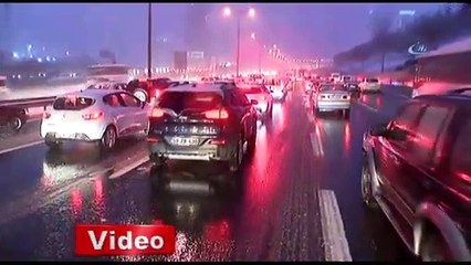 İstanbul’da trafik durma noktasında!