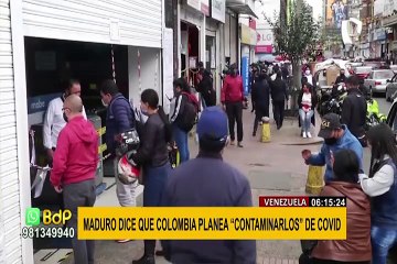 Maduro asegura que Colombia quiere abrir las fronteras para “contaminarlos” de COVID-19