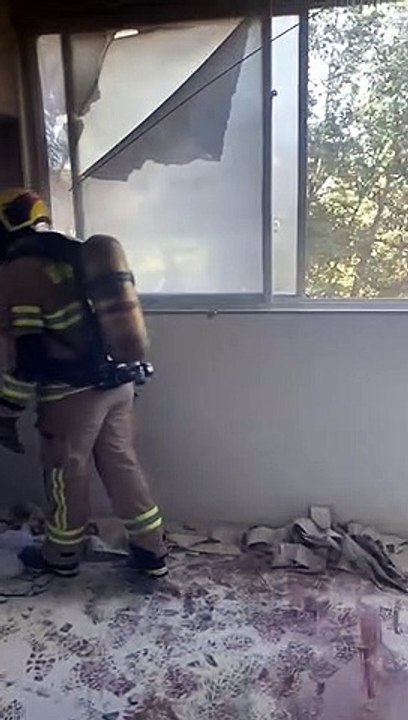 Princípio de incêndio na Asa Sul