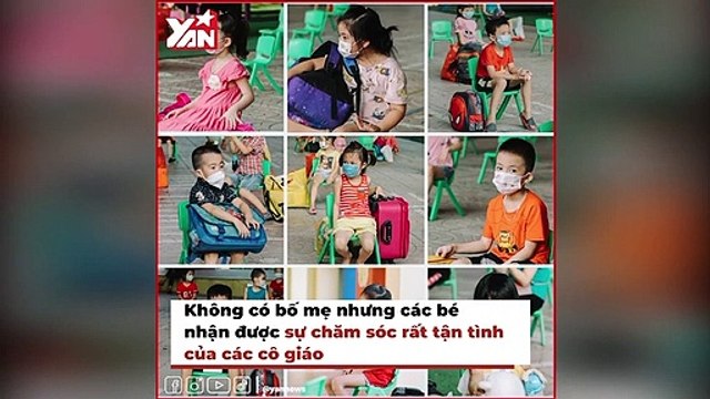 Nghẹn ngào các bé mầm non hô cố lên khi làm xét nghiệm covid-19