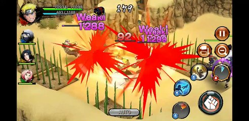 Naruto Shippuden Kakashi's Team 7 Ultimate Justu's Gameplay
