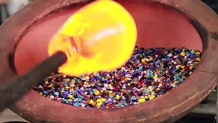 The Amazing Birth Of A Hand Blown Glass Pitcher Waaa000  Must Watch video.
