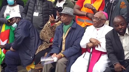 Marche, messe et conférence de presse  de Monseigneur Fanoko KPODZRO à Bruxelles