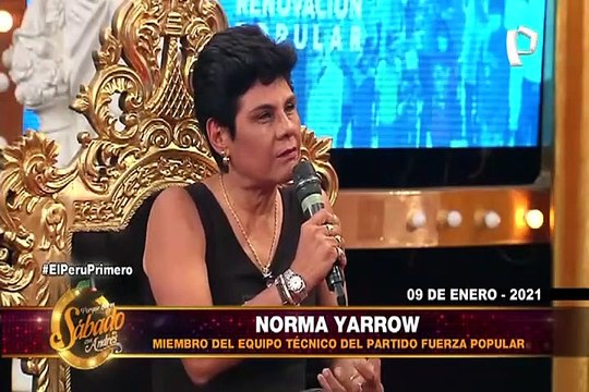Norma Yarrow: “Vayamos a votar con la camiseta del Perú”