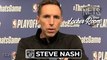 Steve Nash Game 1 Postgame Interview | Celtics vs Nets