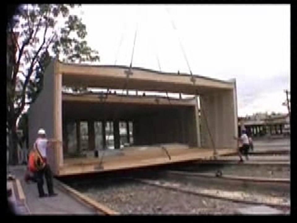 Installation de la Maison de La Confluence