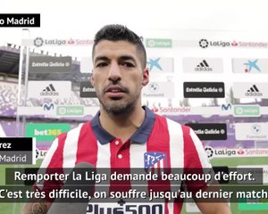 38e j. - Suárez : "Nous méritons d'être champions"