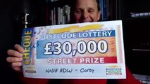 Corby Postcode Lottery jackpot reveal