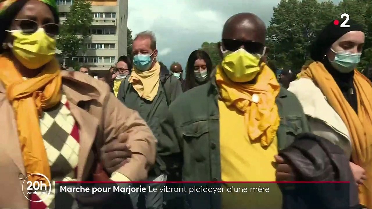 Un hommage à Marjorie, la jeune fille de 17 ans...