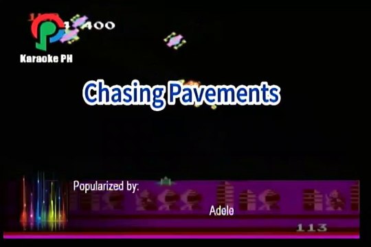 Adele Chasing Pavements Karaoke