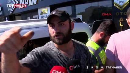 Avcılar'da 12 aracın karıştığı zincirleme kaza kamerada