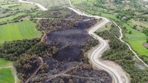 KASTAMONU - Orman yangınında 11 hektar alan zarar gördü