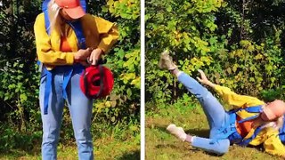 WOW! We Made A Tree House Just From Plastic Wrap!   Camping Tricks By A PLUS SCHOOL