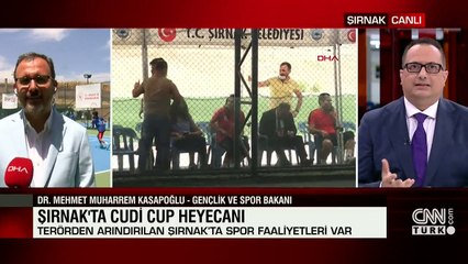 Terörden arındırılan Şırnak'ta Cudi Cup heyecanı... Bakan Kasapoğlu CNN TÜRK'e değerlendirdi