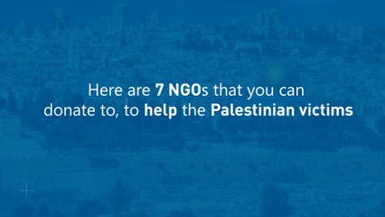 7 NGOs You Can Donate to to Help Palestinians
