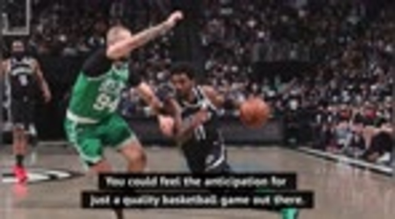 Brooklyn stars happy to see fans back at Barclays Center for playoffs