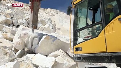 Rezervde lider olan Niğde'den 75 ülkeye "kalsit" gönderiliyor