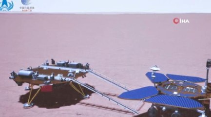 Çin'in Mars keşif aracı Zhurong, Kızıl Gezegen'e ilk ayak izini bıraktı