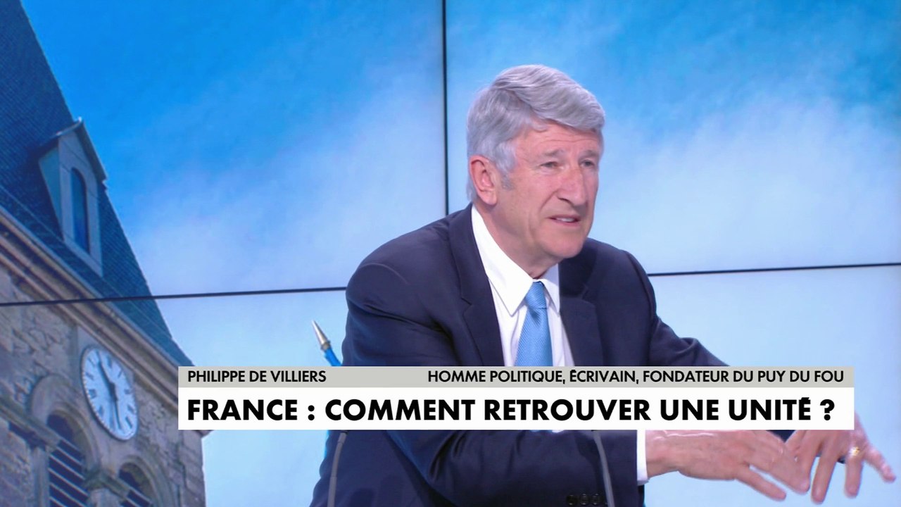 Philippe de Villiers sur l’appartenance à la France :  «La France c’est l’idée que par-delà les origines ethniques il y a une culture commune, qui vient du baptistère»
