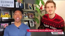 PewDiePie Calls Jake Paul An 'IDIOT' After Looting & Criminal Charges!
