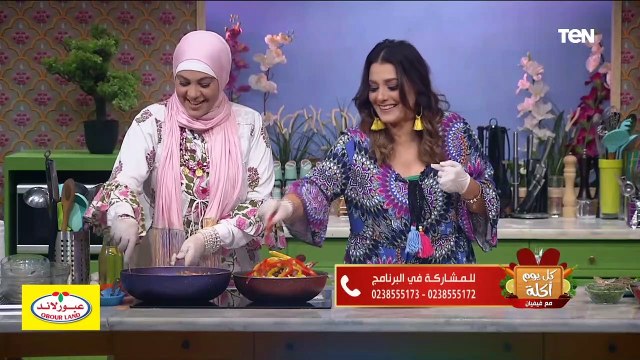 طريقة عمل جمبري الحلة الواحدة وشوربة السي فود مع دعاء عامر وفيفيان فريد
