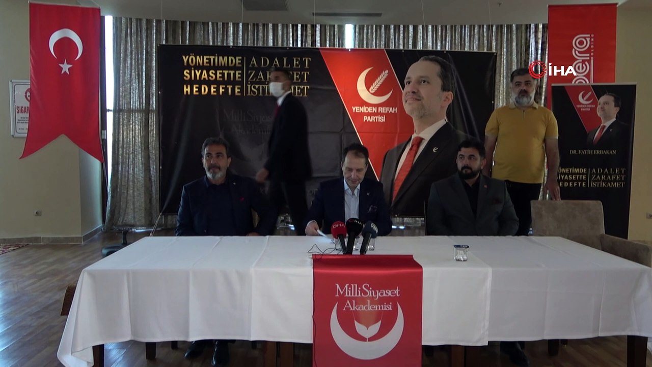 Yeniden Refah Partisi Genel Başkanı Erbakan: 'Milli görüş ahirette karşılığını hesap ederek siyaset yapmak demektir'