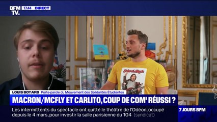 Emmanuel Macron sur YouTube: pour Louis Boyard, c'est "un premier pas vers les jeunes" mais aussi une "stratégie électorale"