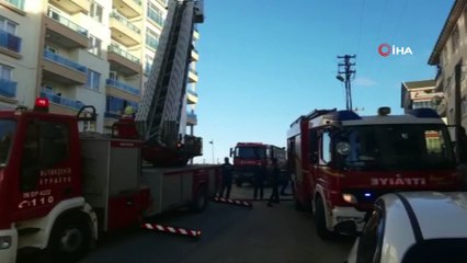 Başkentte 11 katlı binanın 5. katında korkutan yangın