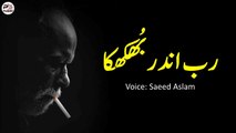 Rab Andar Bhukha By Saeed Aslam | Punjabi Poetry WhatsApp status | Poetry status | Poetry TikTok