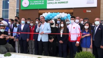 Bakan Kasapoğlu, Cizre Gençlik Merkezi'nin açılışını gerçekleştirdi