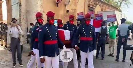 Trasladan al Panteón Nacional restos de del héroe nacional Gregorio Urbano Gilbert