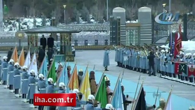 Erdoğan, Kosova Cumhurbaşkanını resmi törenle karşıladı